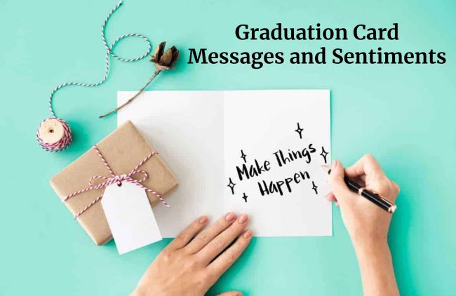 Graduation Card Messages and Sentiments